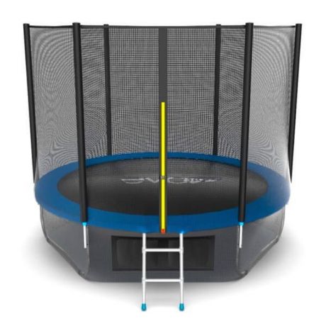 Батут с верхней и нижней сеткой Evo Jump External 10ft Lower net Blue