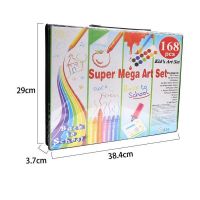 Набор для рисования в чемодане Super Mega Art Set 168 предметов (цвет черный)_5