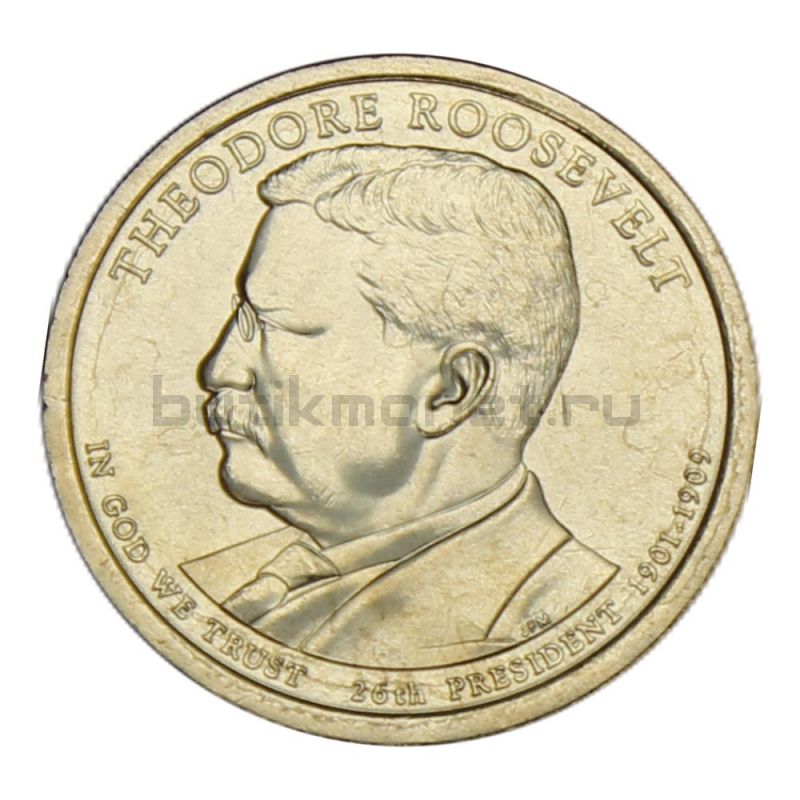 1 доллар 2013 США Теодор Рузвельт (Президенты США)