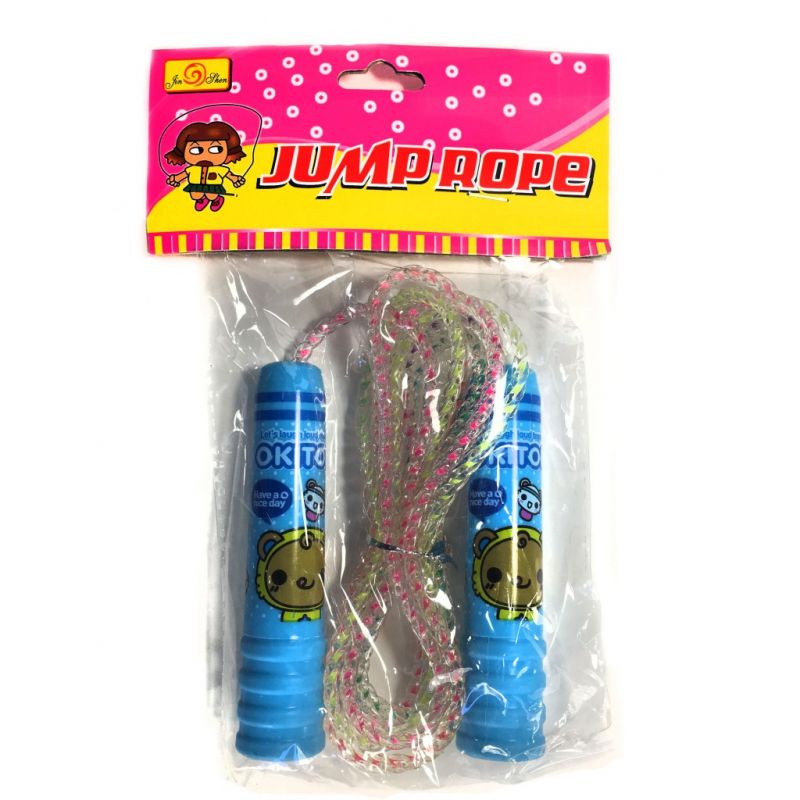 Детская скакалка Jump Rope (цвет синий)