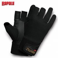 Неопреновые перчатки для зимней рыбалки RAPALA Titanium HT р M  без трех пальцев