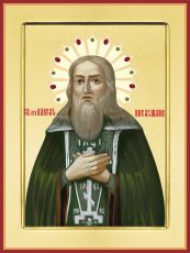 Икона Павел Печерский преподобный (рукописная)