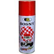 Bosny Акриловая аэрозольная краска RAL Professional, название цвета "Красный", глянцевая, RAL 3020, объем 520мл.