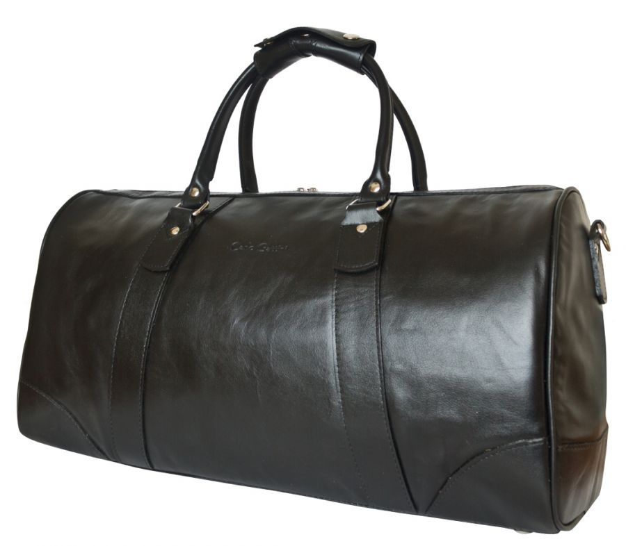 Кожаная дорожная сумка Carlo Gattini Gallinaro black 4026-01