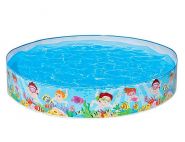 Детский каркасный бассейн "Весёлый пляж", 152*25 см INTEX-56451