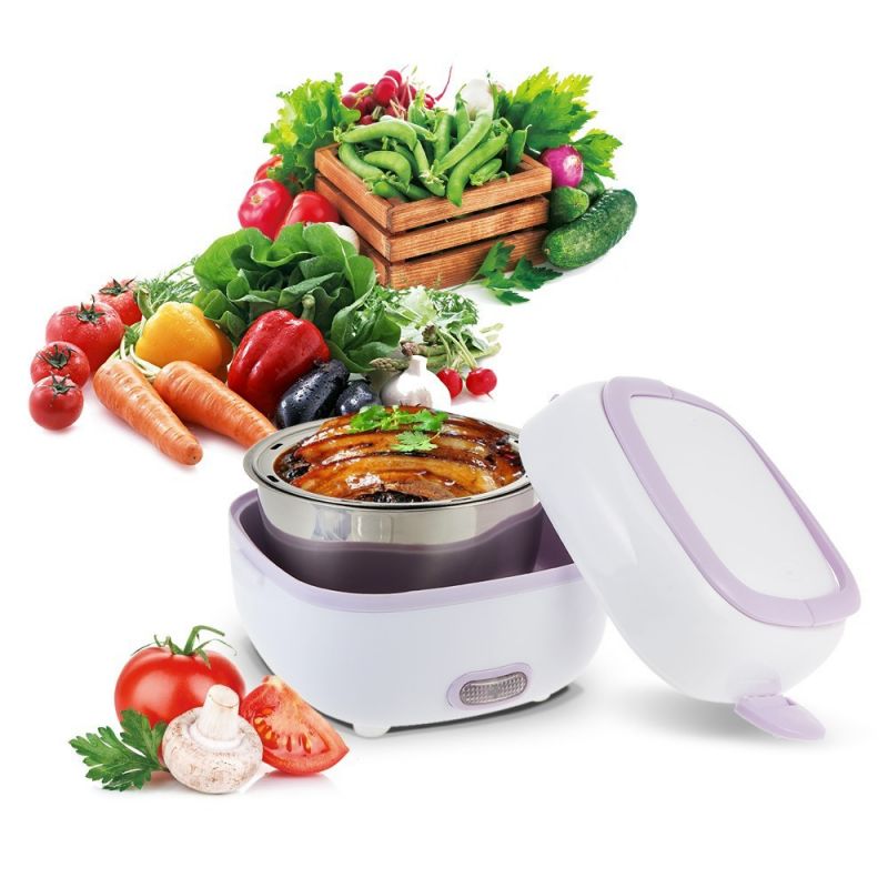 Контейнер Для Еды С Подогревом Electric Lunch Box (цвет сиреневый)