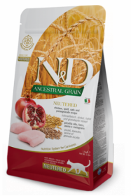 N&D Low Grain Cat Chicken & Pomegranate Neutered (курица+гранат для стерилизованных кошек)