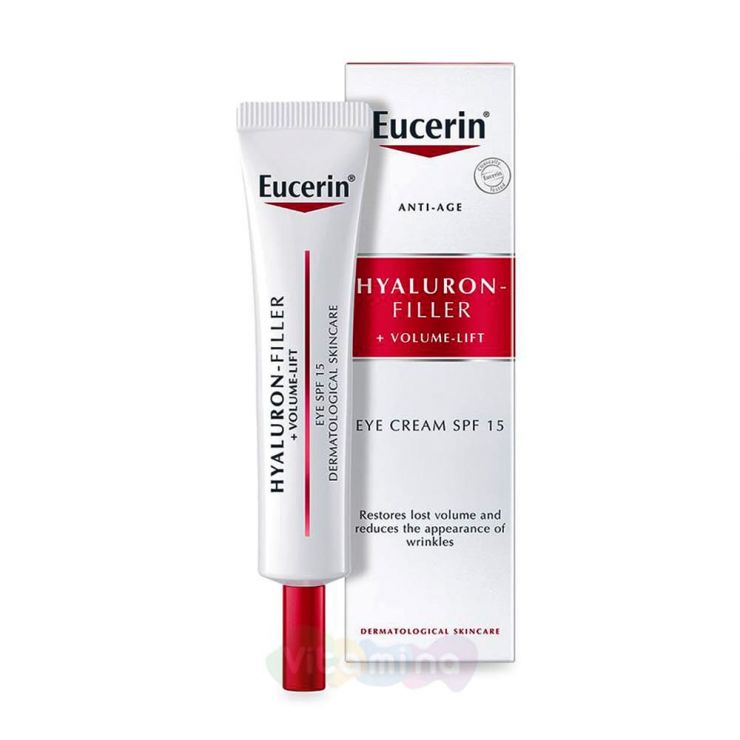 Eucerin Hyaluron-filler+volume lift Крем для ухода за кожей вокруг глаз, 15 мл