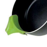 Носик для кастрюли силиконовый SLIP-ON POUR SPOUT (цвет зелёный)_2