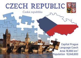 Почтовая открытка Step to the Czech Republic
