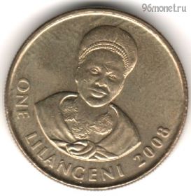Свазиленд 1 лилангени 2008