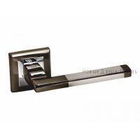 Ручки дверные S-Locked A-120 ВН/CP черный никель/хром