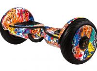 Гироскутер GT Smart Wheel 10,5 Самобаланс + App Граффити Оранжевый