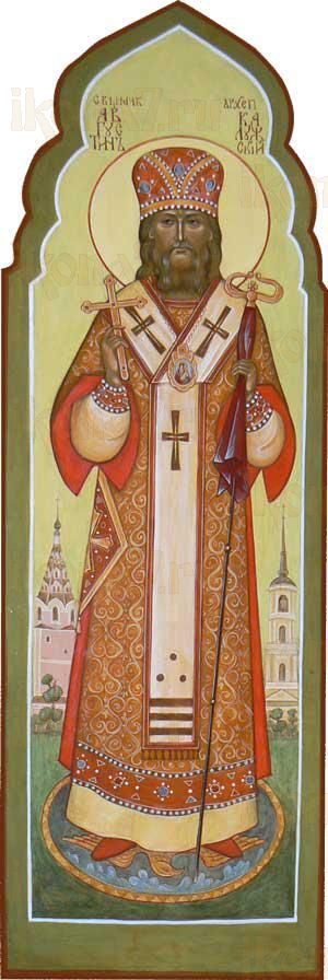 Икона Августин Калужский священномученик