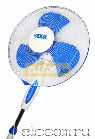 Вентилятор напольный электрический DX-16; 40 Вт, (бело-синий)