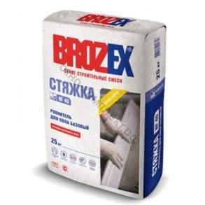 Brozex NF40 Стяжка - ровнитель для пола базовый, 25кг, шт код:073349