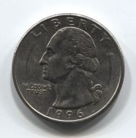1/4 доллара 1996 года США