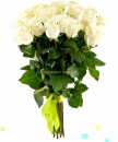Элитные высокие (80-90 см) белые импортные розы