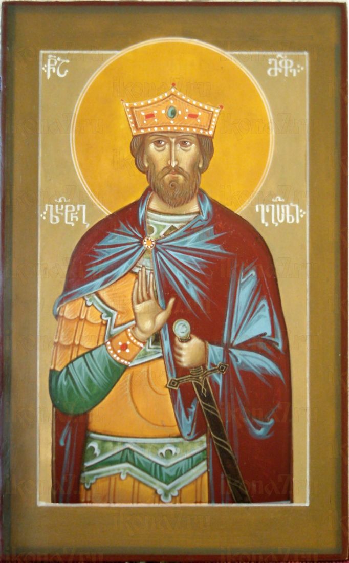 Икона Вахтанг Грузинский царь (рукописная)