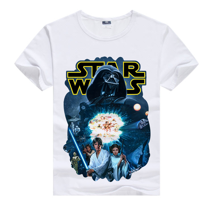 Белая футболка Звездные войны