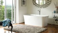 Отдельностоящая керамическая ванна Victoria & Albert Edge 150х80x60 см схема 4