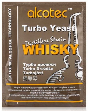 Спиртовые турбо дрожжи Alcotec «Whisky», 73 гр