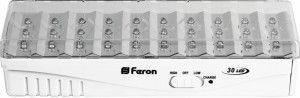 Feron Светильник аккумуляторный, 30 LED DC, белый, EL15 12896