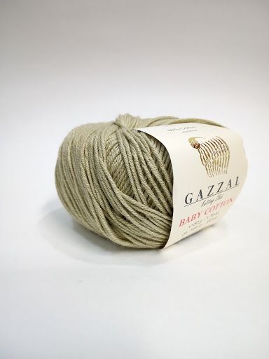 Baby cotton (Gazzal) 3464-бледная олива