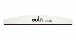 Wula nailsoul Полировочная пилка для ногтей 260/280 грит, белая закругленная