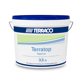Terraco Terratop Акриловая Краска Премиального Уровня с Повышенной Устойчивостью к Загрязнениям 3.5л