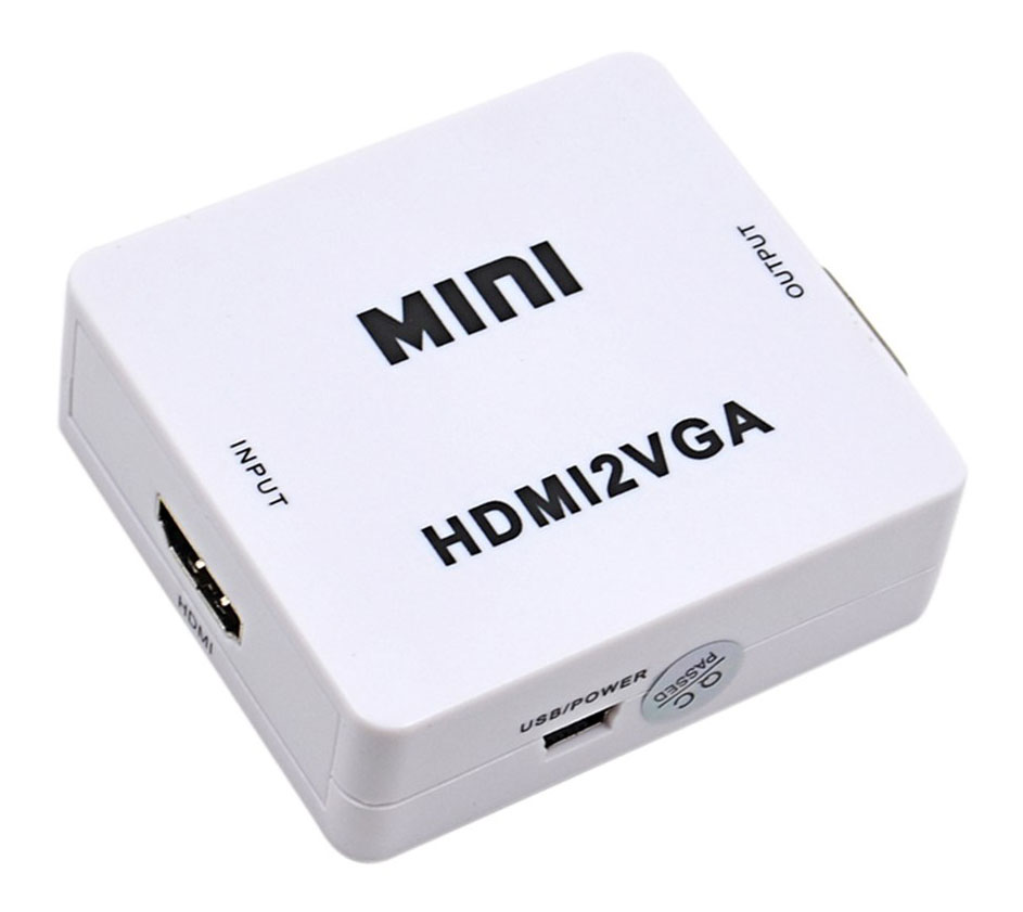 Адаптер HDMI(f)-VGA(f) c передачей аудио-сигнала и питанием