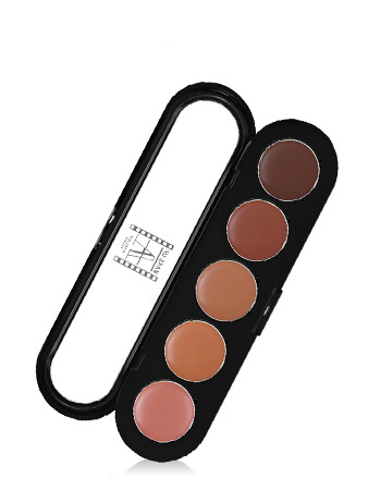 Make-Up Atelier Paris Lipsticks Palette 01 Pinky beige Палитра помад из 5 цветов №01 бежево-розовая гамма