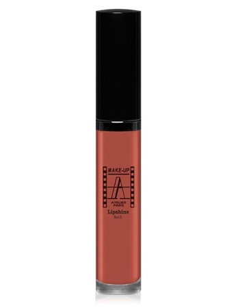 Make-Up Atelier Paris Lipshine LBRU Pinky brown Блеск для губ коричнево-розовый