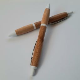 шариковые ручки из бамбука с логотипом