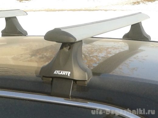Багажник на крышу Toyota Camry XV50 2012-..., Атлант, крыловидные аэродуги, опора Е