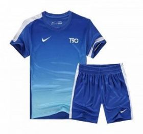 Форма футбольная детская  Nike T90 синяя