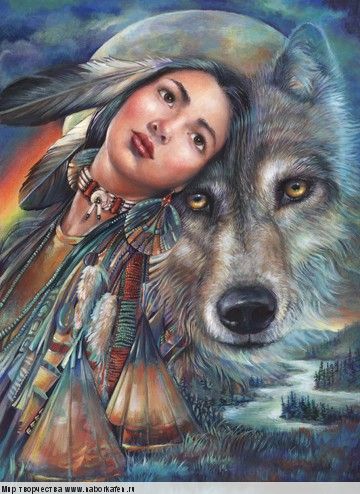 Схема "Dream of the Wolf Maiden"