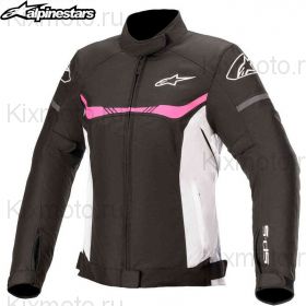 Куртка женская Alpinestars Stella T-SPS WP, Черно-бело-розовая
