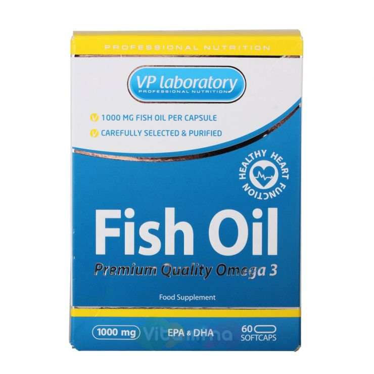 VPLab Рыбий жир Fish Oil 1000 мг