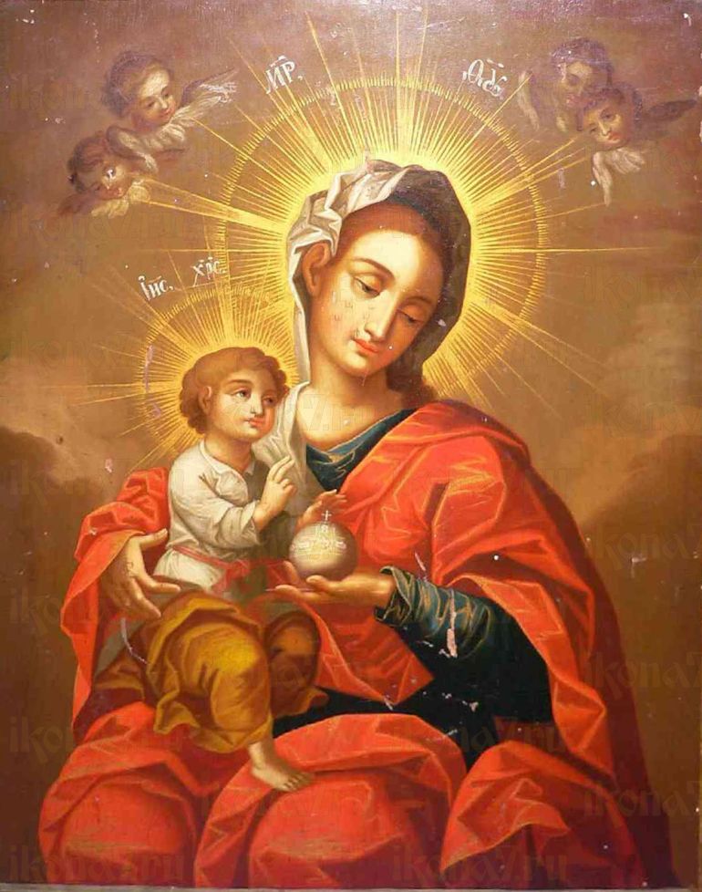 Икона Пресвятой Богородицы Мария Обрете Благодать У Бога