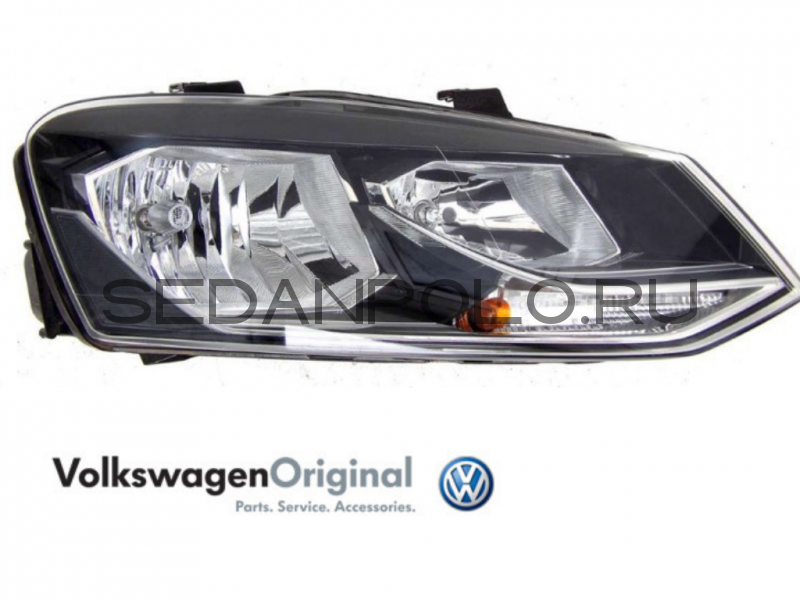 Фара правая VAG Volkswagen Polo Sedan GT (галоген)