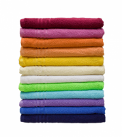 Махровое полотенце гладкокрашеное 70х140 [распродажа] ярко-голубой