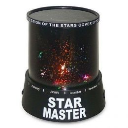 Проектор-ночник звездного неба Star Master, цвет чёрный | Фонари и светильники