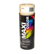 MaxiColor Аэрозольная эмаль RAL Professional, название цвета "Бежевый", глянцевая, RAL1001, объем 400 мл.