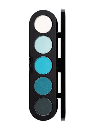 Make-Up Atelier Paris Palette Eyeshadows T11 Blue green tones Палитра теней для век №11 сине-зеленые тона