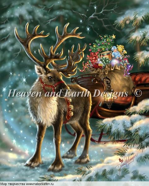 HAEDJG 9729 The Enchanted Christmas Reindeer (Large Format)