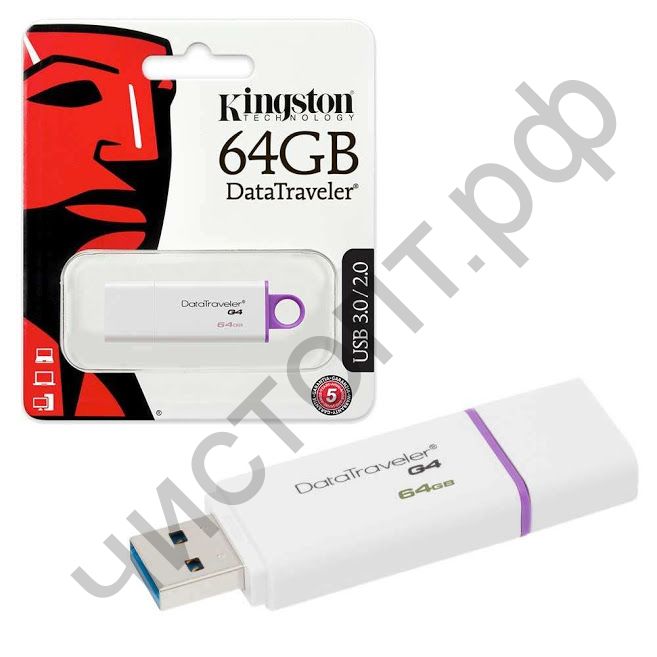 флэш-карта USB 3.0 Kingston 64GB DTIG4