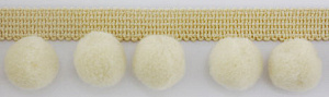 Тесьма Passan декоративная с помпонами (шариками) диаметром 20 мм. Разные цвета (PA-40)