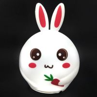 Мягкий Силиконовый Ночник Colorful Silicone Lamp Зайчик с морковкой_2