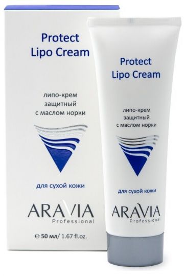 Липо-крем защитный с маслом норки, 50 мл. Aravia Professional